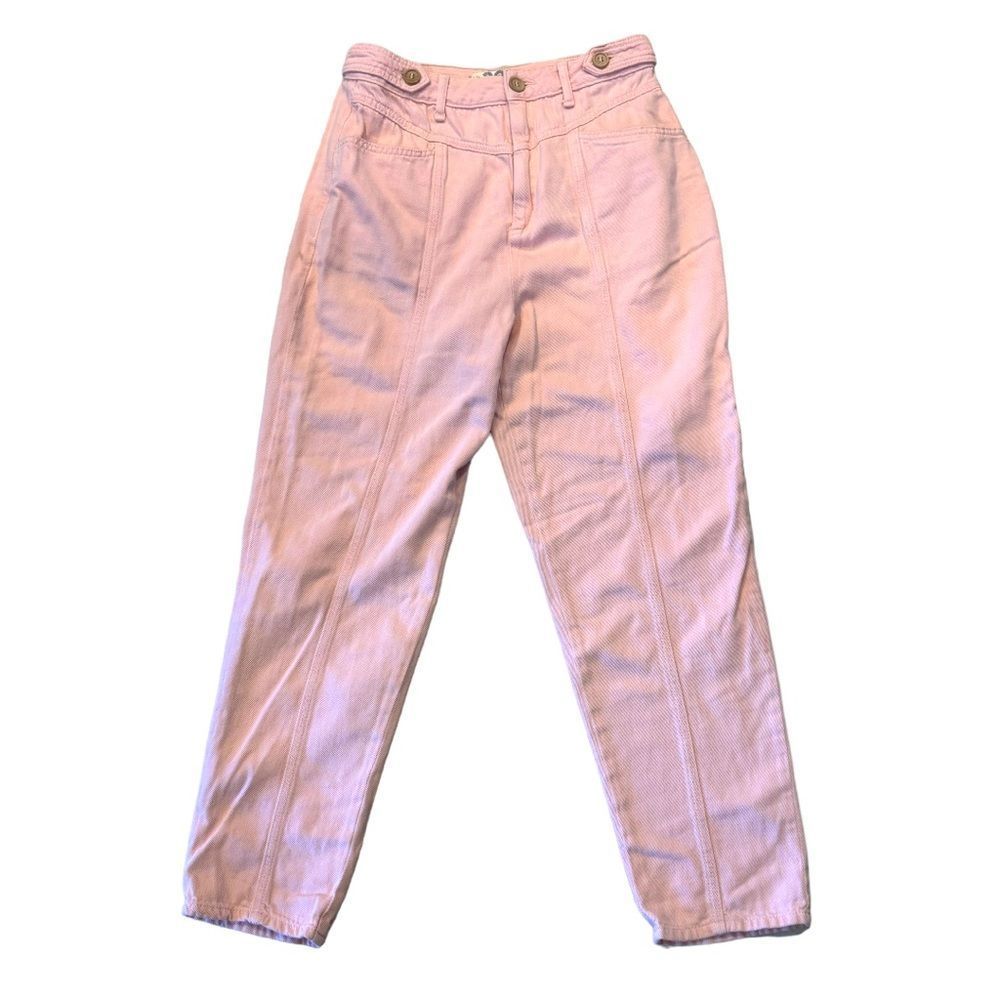 Free People We The Free Women’s Pink Mom Jeans Size 30